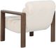 Classic Home Dahlia Ivory Fleece Accent Chair-4