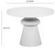 TOV Furniture Lupita White 42" Round Dinette Table-2