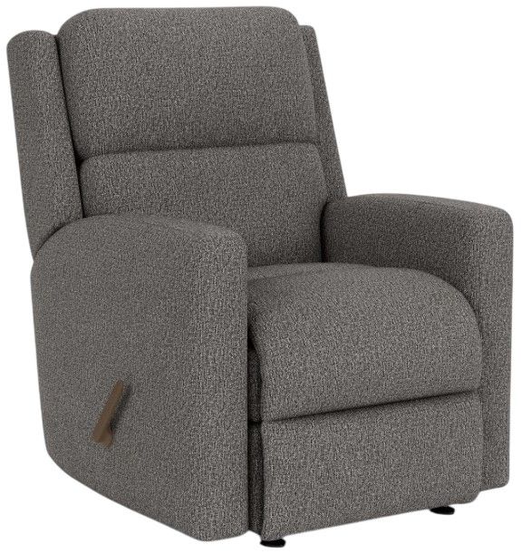 Flexsteel® Chip Black Onyx Recliner-0