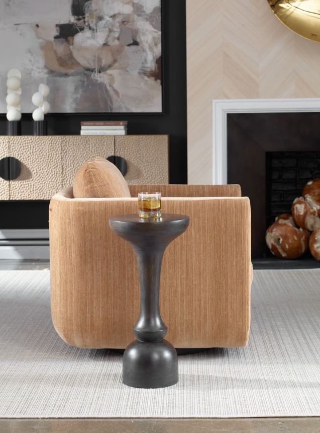 Uttermost® Gambit Black End Table-1