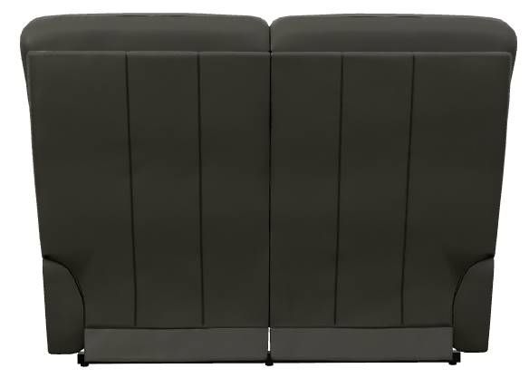 La-Z-Boy® James Charcoal Leather Manual Reclining Loveseat-3