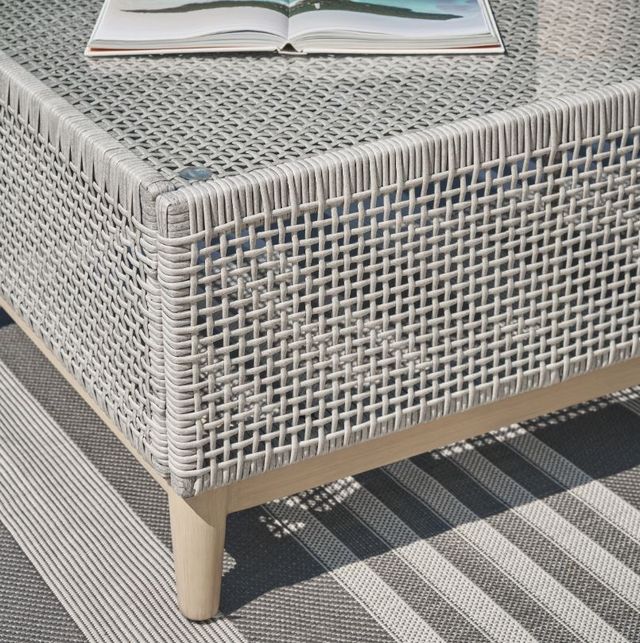 Signature Design by Ashley® Seton Creek Gray Outdoor Coffee Table-4