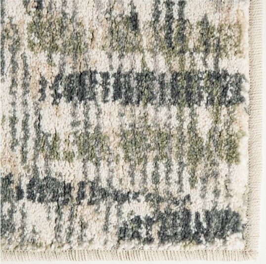 Orian Riverstone Subway Lines Soft White 5'x8' Area Rug-1