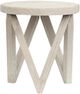 Magnussen Home® Boswick Coconut Cream Round End Table-3