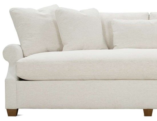 Robin Bruce Bristol Express White Bench Cushion Sofa-1