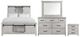 Elements International Scott 4-Piece White King Storage Panel Bedroom Set-0