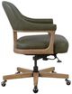 Hooker® Furniture EC Briar Light Wood/Verona Forest Swivel Tilt Executive Chair-3