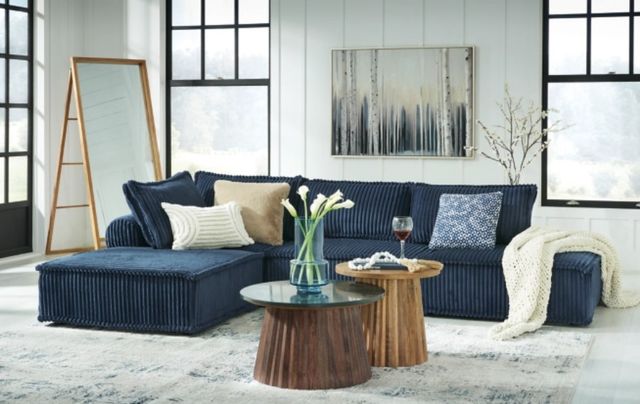 Signature Design by Ashley® Bales 4-Piece Navy Modular Sectional-3