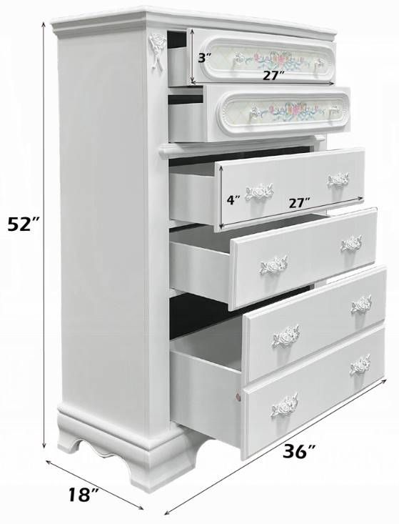 ACME Furniture Flora White Chest-2