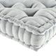 Olliix by Intelligent Design Grey Azza Poly Chenille Square Floor Pillow Cushion-1