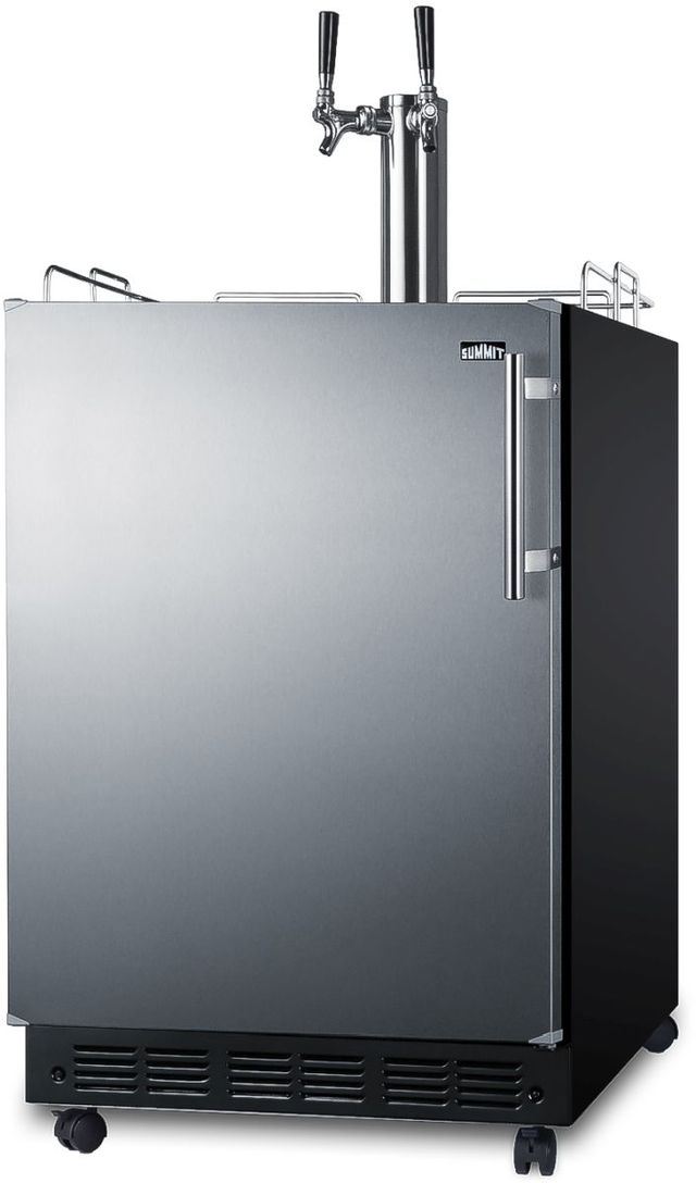 Summit® 24" Stainless Steel Wine Kegerator-2