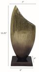 A & B Home Black/Silver Vase-4