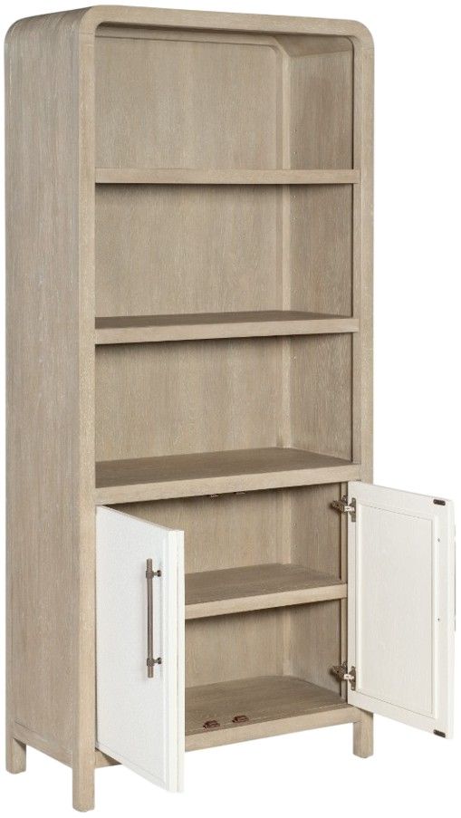 Hooker® Furniture Brixton Ivory/Pebble Bookcase-3