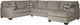 Signature Design by Ashley® Ballinasloe 3-Piece Platinum Right-Arm Facing Sectional and Chaise-0