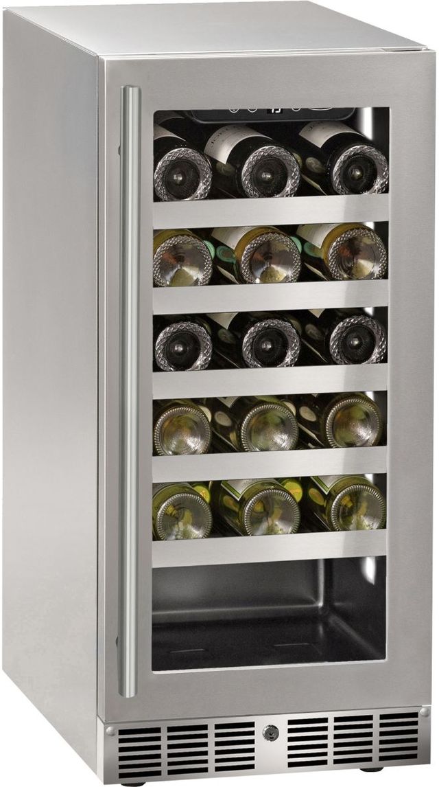 Marvel Essential Collection 15" 3 Cu. Ft. Stainless Steel Wine Cooler-0
