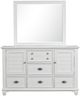 New Classic® Home Furnishings Jamestown White Dresser and Mirror Set-2