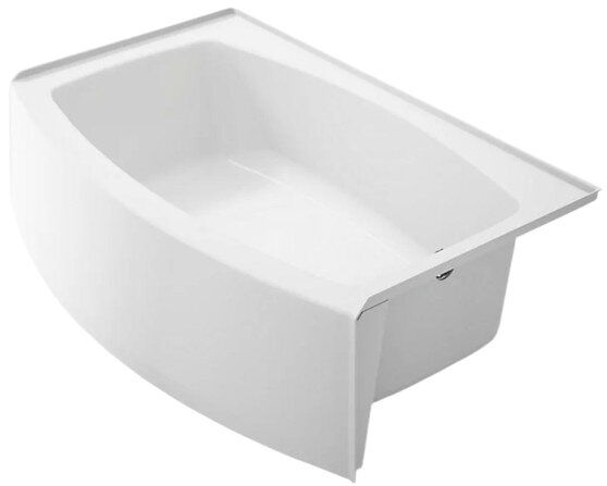 KOHLER® Expanse® White 60" x 32" Alcove Bath - Right Drain-0