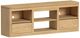 Elements International Rosalie Natural 71" TV Console without Fireplace Insert-0