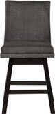 Signature Design by Ashley® Tallenger Dark Gray Upholstered Swivel Bar Stool -1