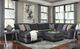 Signature Design by Ashley® Tracling 2-Piece Slate Living Room Seating Set-3