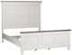 Liberty Furniture Allyson Park Two-Tone Charcoal/Wire Brushed White King Panel Bed-0