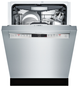 Bosch® 800 Series 24" Built In Dishwasher-Stainless Steel-1