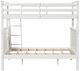 Linon Peyton Twin Over Full Bunk Bed White-2