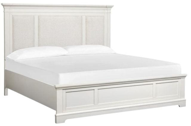 Magnussen Home® Kingston Whisper White Queen Panel Upholstered Headboard-2