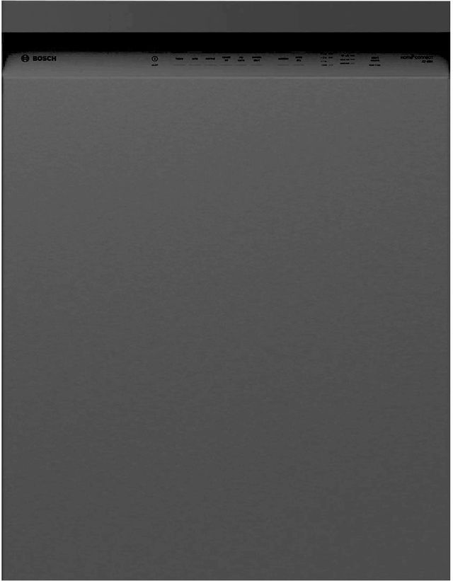 Bosch® 100 Series 24" Black Front Control Built In Dishwasher-0
