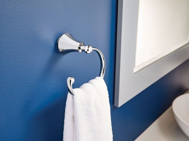 Moen® Wynford™ Chrome Towel Ring-1