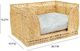 TOV Furniture Milou Natural Rattan Small Pet Bed-2