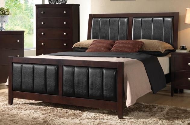 Coaster Carlton Cappuccino California King Bed - Thumbnail 4