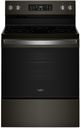 Whirlpool® 30" Black Stainless Steel Freestanding Electric Range with Air Cooking Technology-0