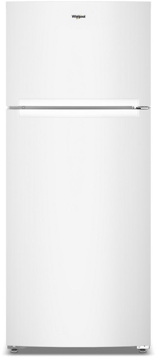 Whirlpool® 28" 17.61 Cu. Ft. White Top Freezer Refrigerator with Total Coverage Cooling-0