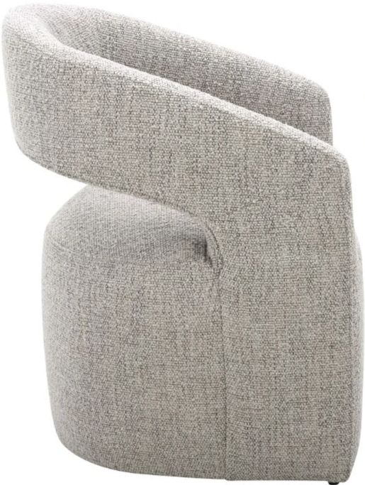 Moe's Home Collection Barrow Grey Storm Rolling Dining Chair-2
