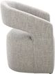 Moe's Home Collection Barrow Grey Storm Rolling Dining Chair-2