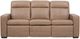 Flexsteel® Dutch Desert Tan Power Reclining Sofa with Console-4