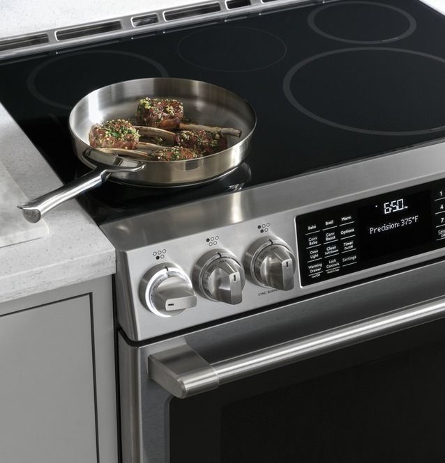 Café™ 30" Stainless Steel Slide In Induction Range-5