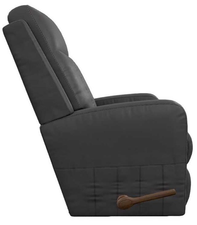 La-Z-Boy® Finley Onyx Leather Manual Wall Recliner-3