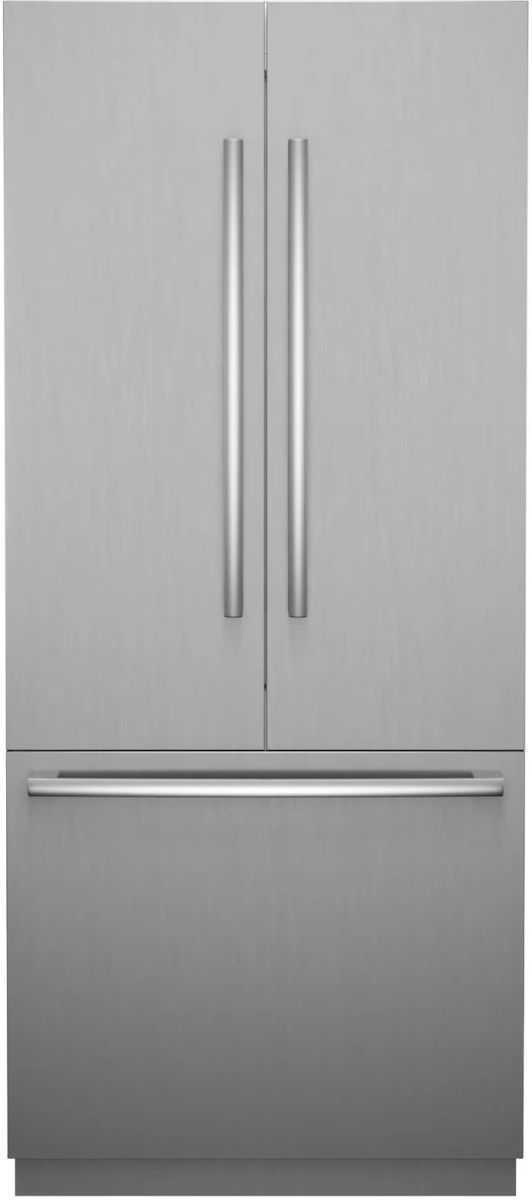 Bosch Benchmark® Series 36" 20.1 Cu. Ft. Stainless Steel Built-In French Door Refrigerator with Softclose® Flat Hinge-0