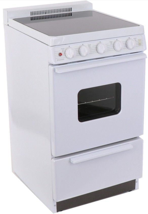 Premier 20" White Freestanding Electric Range-0