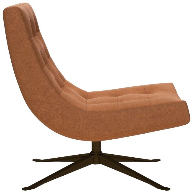 American Leather Customizable Petra Leather Swivel Chair