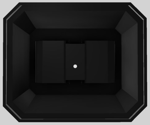 Vent-A-Hood® Designer Series 36" Black Island Range Hood-1