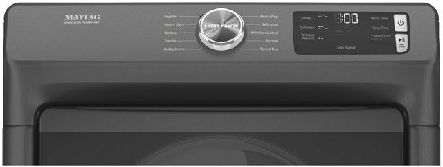 Maytag® Volcano Black Front Load Laundry Pair-13