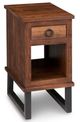 Handstone Customizable Cumberland Buxton Cherry Chair Side Table with Drawer and Shelf-0