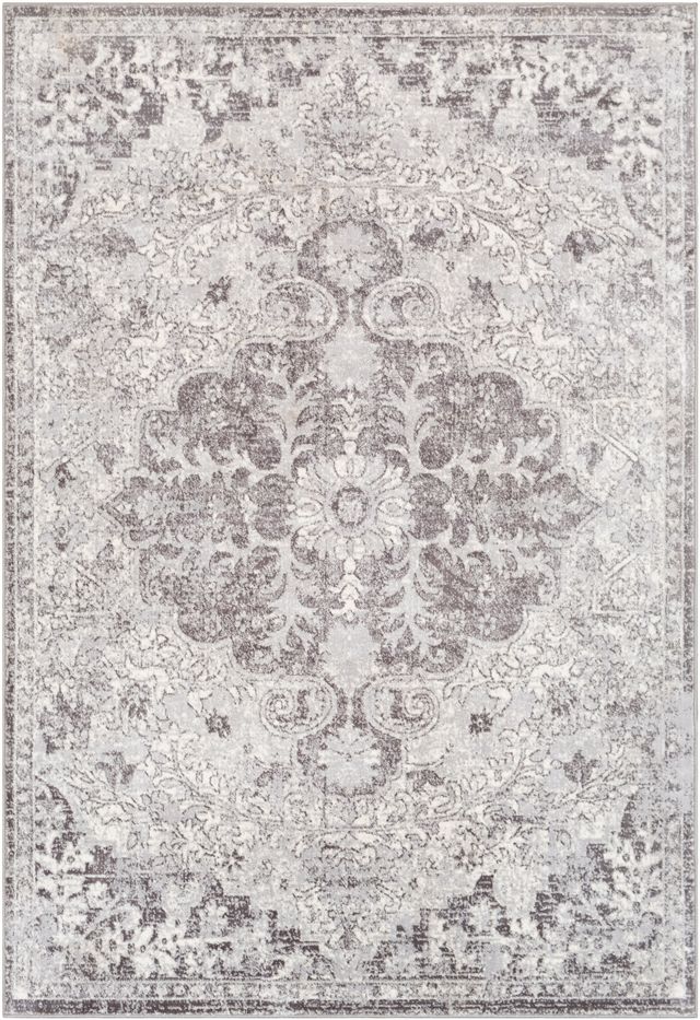 Surya Wanderlust Gray Charcoal 5'x7' Area Rug-0