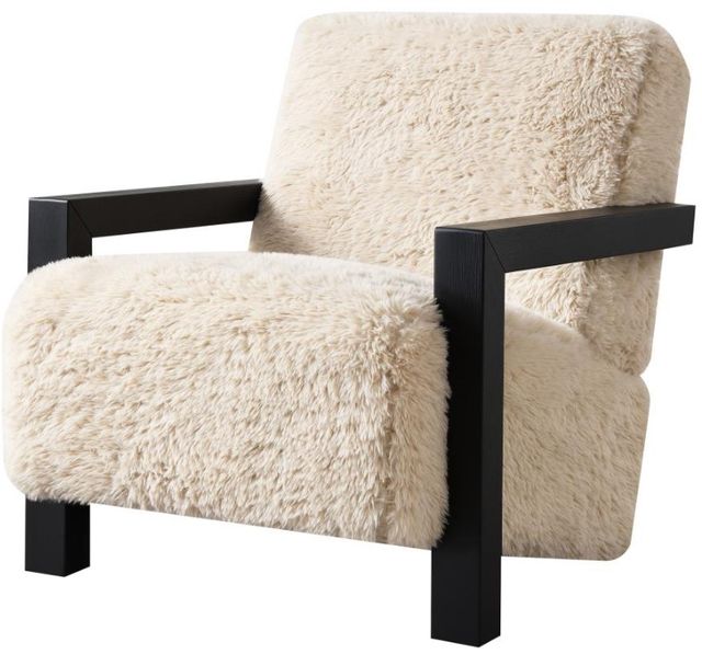 Coaster® Fitzroy Black/Latte Upholstered Chair-2
