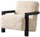 Coaster® Fitzroy Black/Latte Upholstered Chair-2