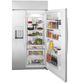 GE Profile™ 42" 24.5 Cu. Ft. Stainless Steel Built-In Side-by-Side Refrigerator-2