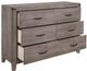 Mazin Furniture Woodrow 4 Piece Gray Twin Bedroom Set-3